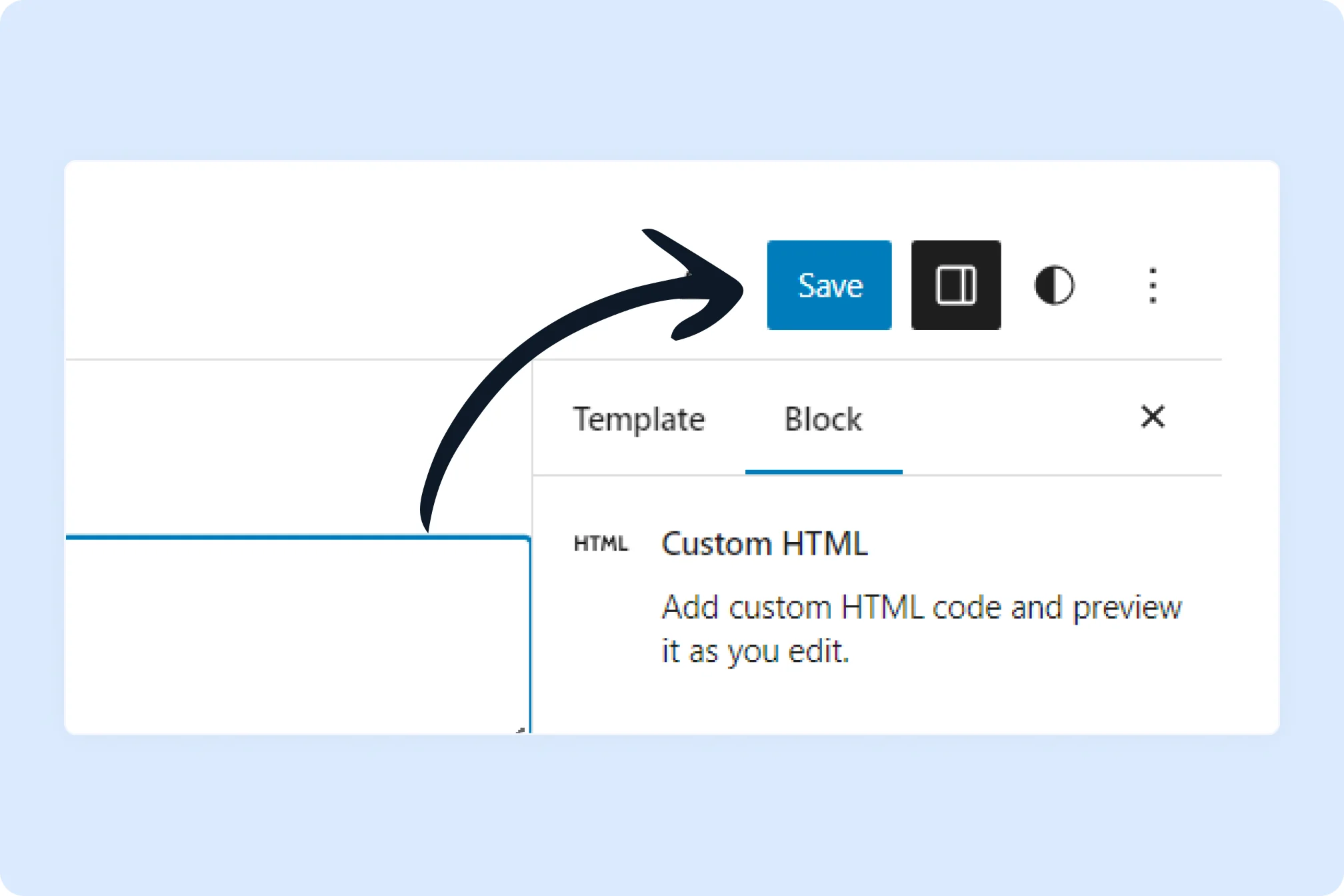 Save the video testimonial integration code to WordPress